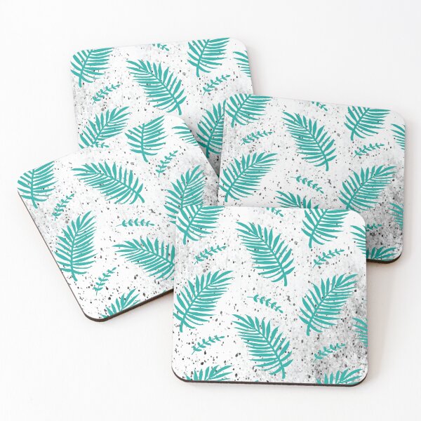 Item preview, Palm Leaves Seamless Pattern Retro Vintage White Grunge Texture  designed and sold by HStudioPrints.