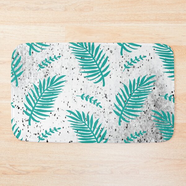Item preview, Palm Leaves Seamless Pattern Retro Vintage White Grunge Texture  designed and sold by HStudioPrints.