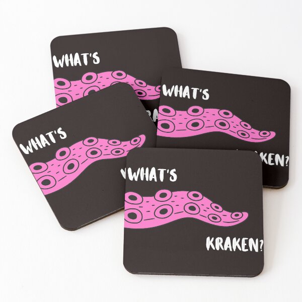 Item preview, What's Kraken?  Funny tentacle pun/joke. designed and sold by KrakenTreasures.