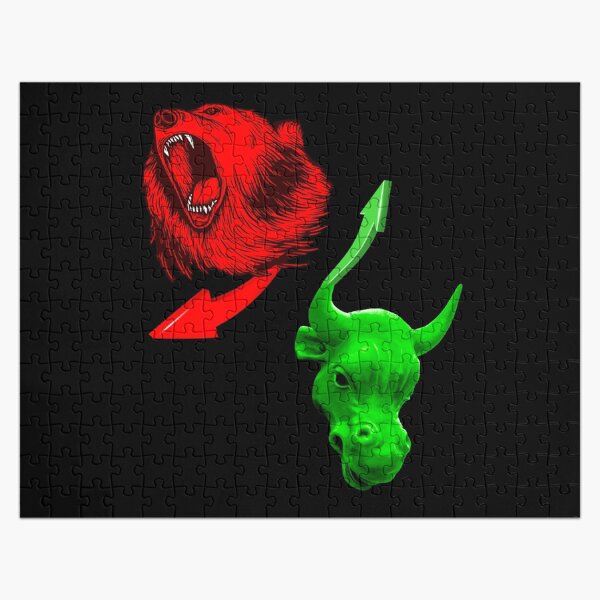 Item preview, Stock Market Bull Vs Bear - Day Trading Stocks - Investing - Crypto designed and sold by Ye Old Shoppe.
