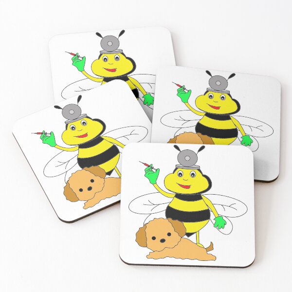 Item preview, Vet Vicky Bee designed and sold by Square Root of Squid.