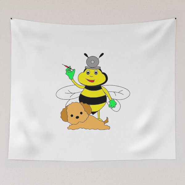 Item preview, Vet Vicky Bee designed and sold by Square Root of Squid.