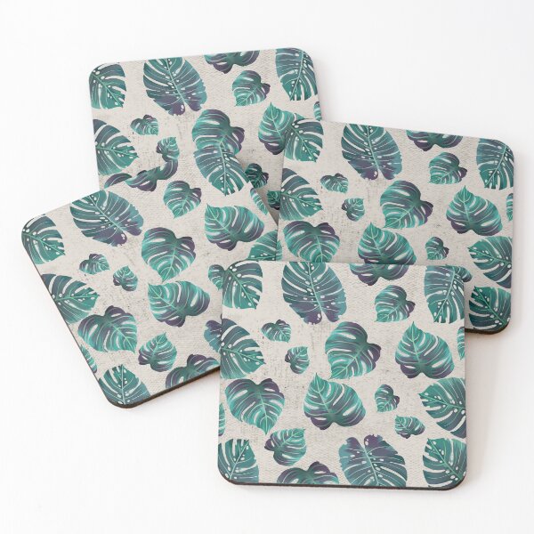 Item preview, Monstera Leaves Seamless Pattern Retro Vintage  Beige Texture  designed and sold by HStudioPrints.