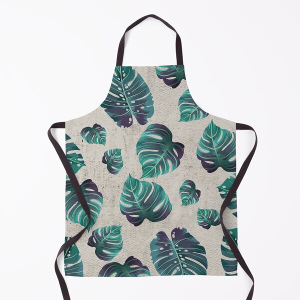 Item preview, Monstera Leaves Seamless Pattern Retro Vintage Beige Texture designed and sold by HStudioPrints.