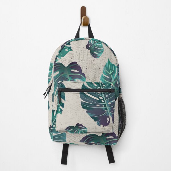 Item preview, Monstera Leaves Seamless Pattern Retro Vintage Beige Texture designed and sold by HStudioPrints.