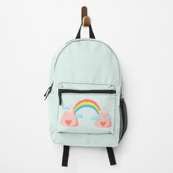 Item preview, Mountain with rainbow and clouds designed and sold by cosmikcloud.