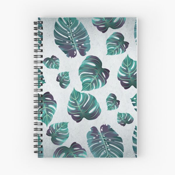 Item preview, Monstera Leaves Seamless Pattern Retro Vintage Cool Blue Texture  designed and sold by HStudioPrints.