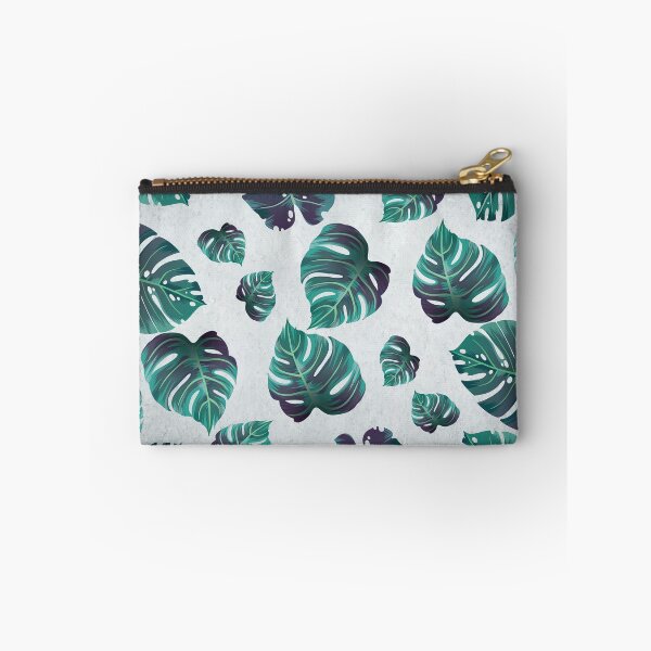 Item preview, Monstera Leaves Seamless Pattern Retro Vintage Cool Blue Texture  designed and sold by HStudioPrints.