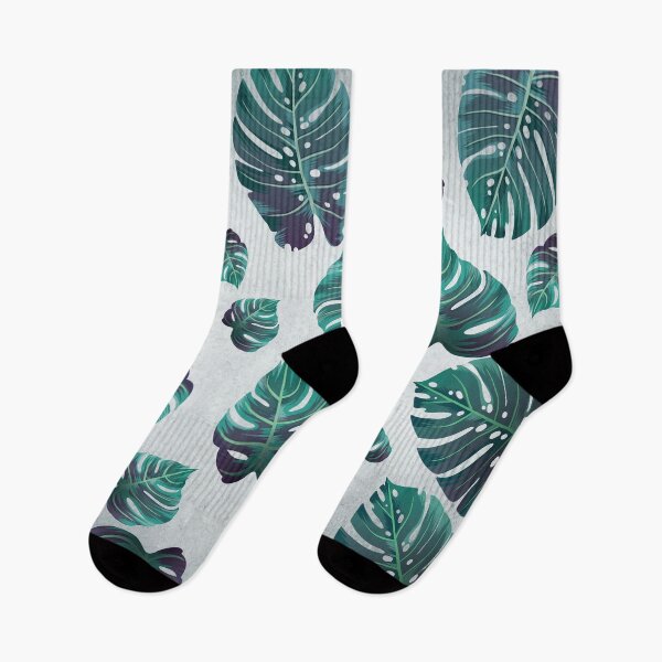 Item preview, Monstera Leaves Seamless Pattern Retro Vintage Cool Blue Texture  designed and sold by HStudioPrints.
