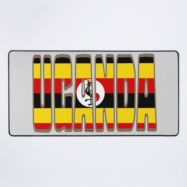 Item preview, Uganda Font with Ugandan Flag designed and sold by Havocgirl.