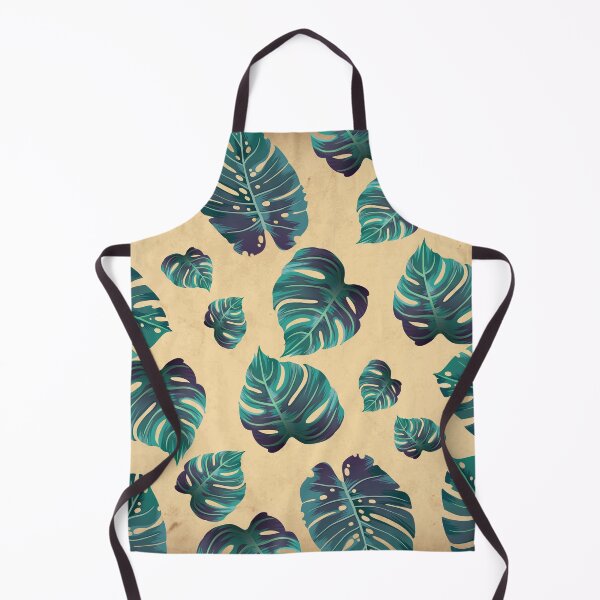 Item preview, Monstera Leaves Seamless Pattern Retro Vintage Old Paper Texture designed and sold by HStudioPrints.