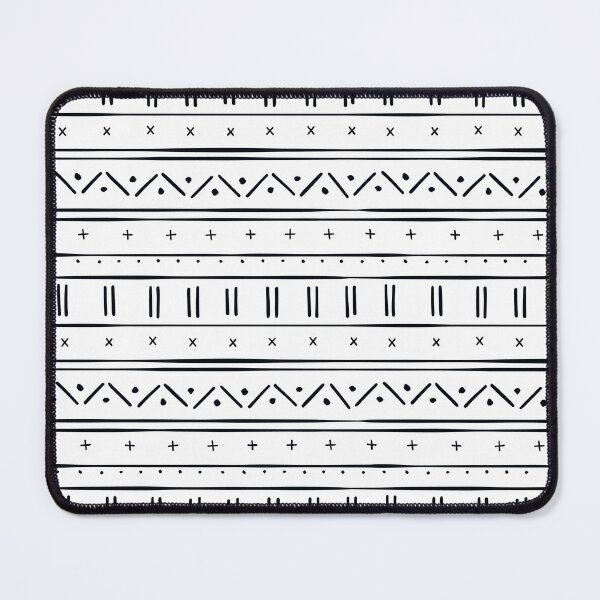 Item preview, Black White Mudcloth African Inspired Pattern designed and sold by Erin Kendal.
