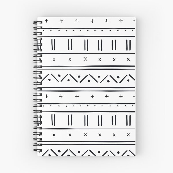 Item preview, Black White Mudcloth African Inspired Pattern designed and sold by Erin Kendal.