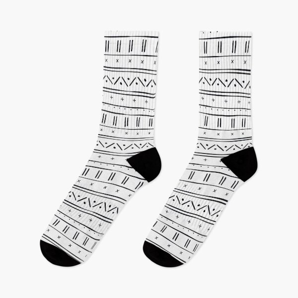 Item preview, Black White Mudcloth African Inspired Pattern designed and sold by Erin Kendal.
