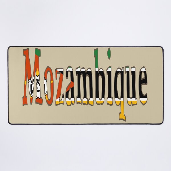 Item preview, Mozambique Font with Mozambican Flag designed and sold by Havocgirl.