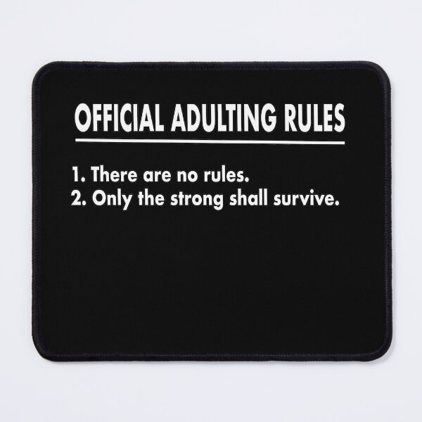 Item preview, Official Adulting Rules designed and sold by NadyaCC.