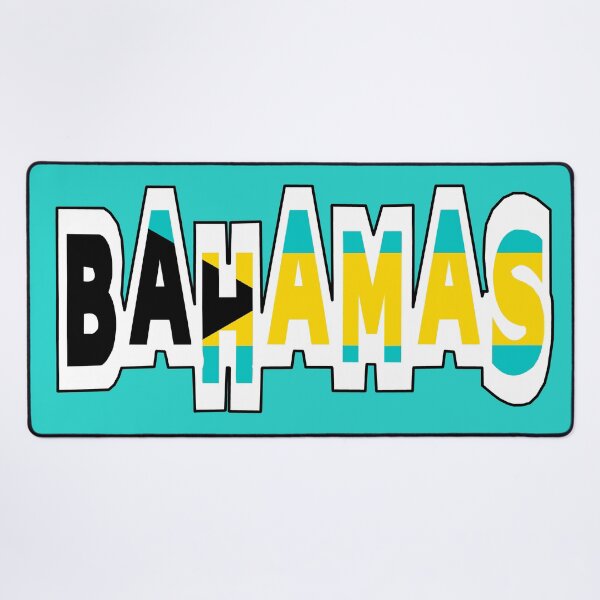 Item preview, Bahamas Font with Bahamian Flag designed and sold by Havocgirl.