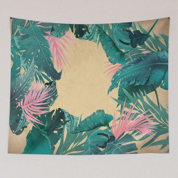 Item preview, Exotic Tropical Jungle Retro Vintage Old Paper Texture  designed and sold by HStudioPrints.
