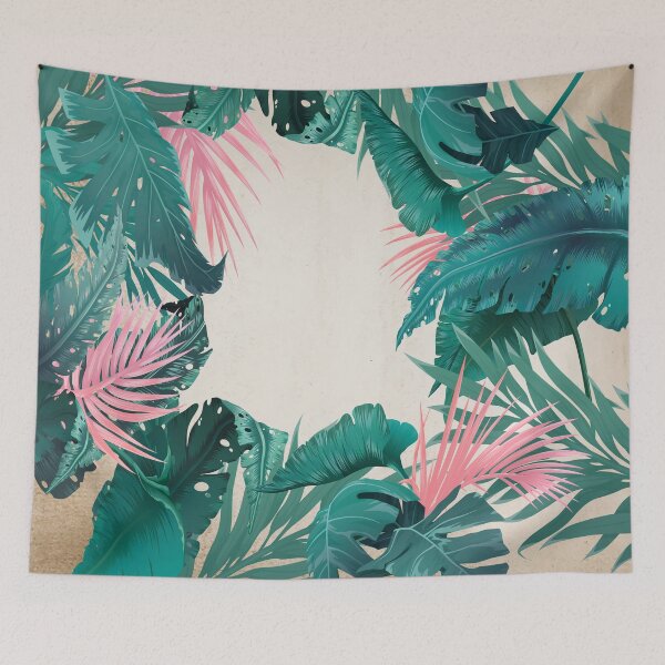 Item preview, Exotic Tropical Jungle Retro Vintage White Texture  designed and sold by HStudioPrints.