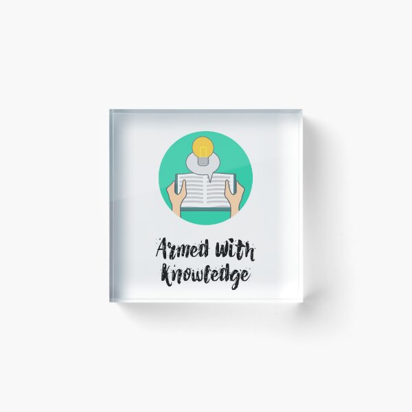 Item preview, Armed with Knowledge - Cool Design designed and sold by MoEndomey.