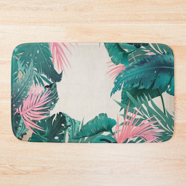 Item preview, Exotic Tropical Jungle Retro Vintage White Texture  designed and sold by HStudioPrints.