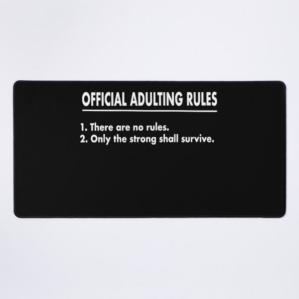 Item preview, Official Adulting Rules designed and sold by NadyaCC.
