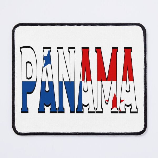 Item preview, Panama Font With Panamanian Flag designed and sold by Havocgirl.