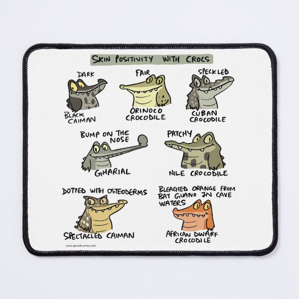 Item preview, Skin Positivity with Crocs designed and sold by Green Humour.