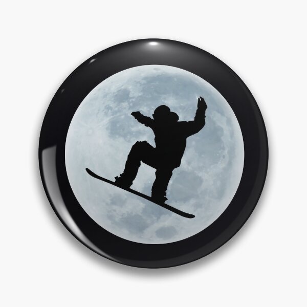 Item preview, Snowboarder Moon Shot designed and sold by GreatWest.