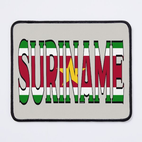 Item preview, Suriname Font with Surinamese Flag designed and sold by Havocgirl.