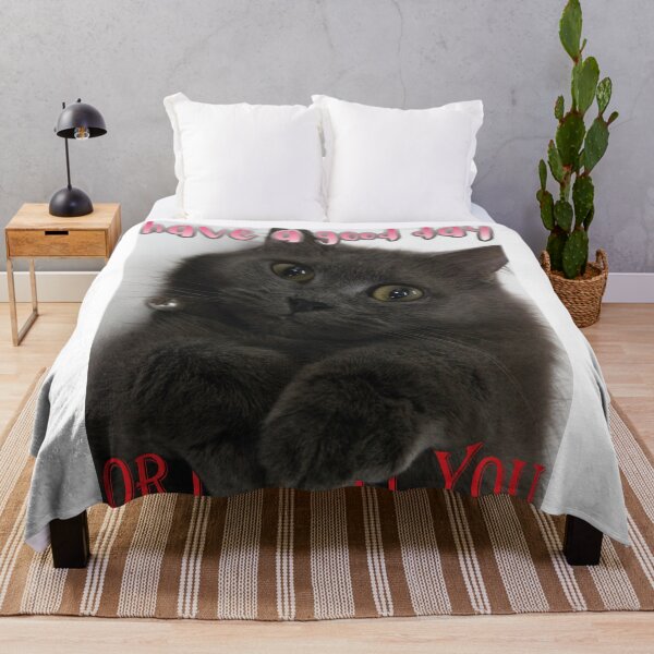 Item preview, Have A Good Day or Ill Kill You Funny Cat T-shirts designed and sold by ikutosaufi.