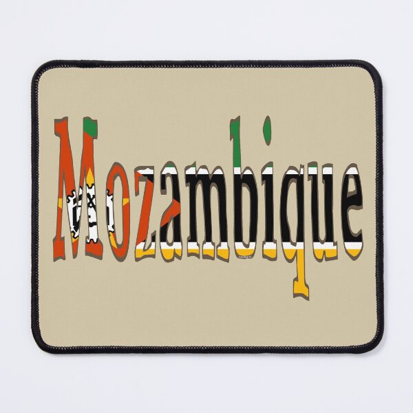 Item preview, Mozambique Font with Mozambican Flag designed and sold by Havocgirl.