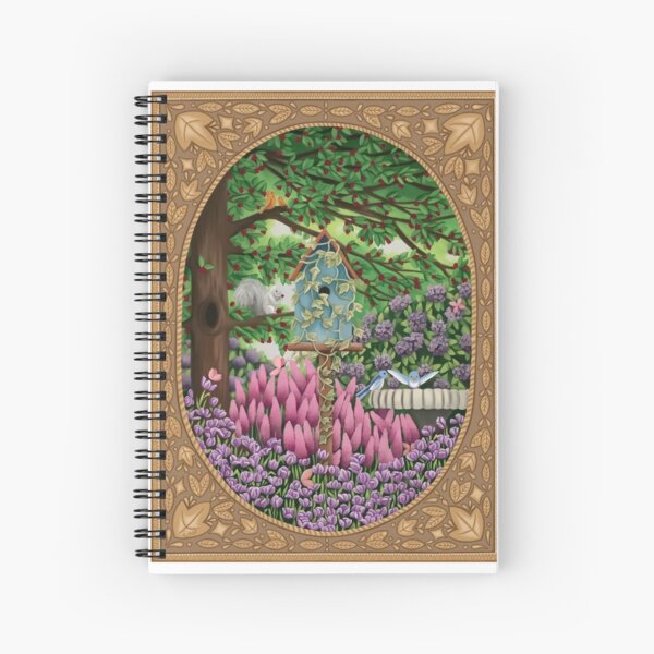 Item preview, Birdhouse Garden designed and sold by DMFFineArt.