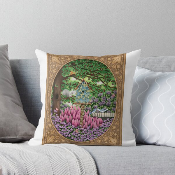 Item preview, Birdhouse Garden designed and sold by DMFFineArt.