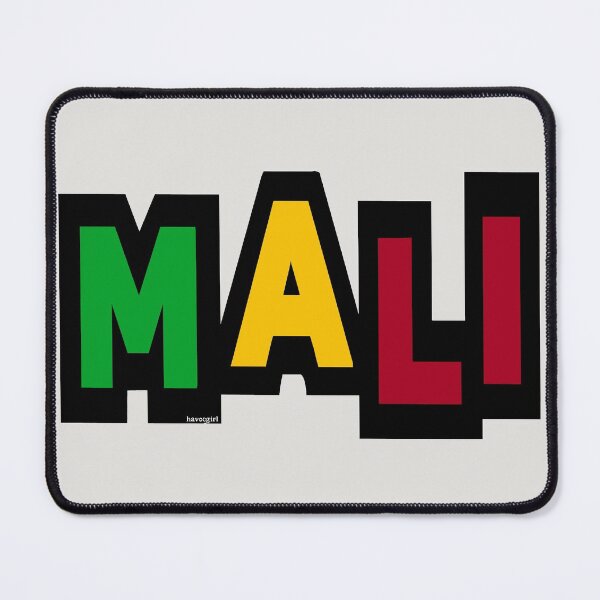 Item preview, Mali Font with Malian Flag designed and sold by Havocgirl.