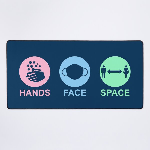 Item preview, HANDS FACE SPACE Coronavirus designed and sold by InfoCROM.