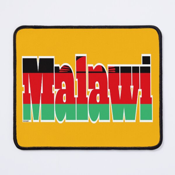 Item preview, Malawi Font with Malawian Flag designed and sold by Havocgirl.