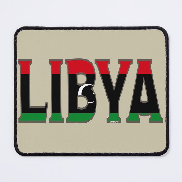 Item preview, Libya Font with Libyan Flag designed and sold by Havocgirl.