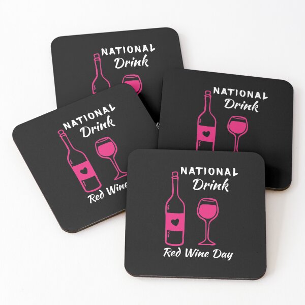 Item preview, NATIONAL DRINK RED WINE DAY designed and sold by Hussain Shirts.