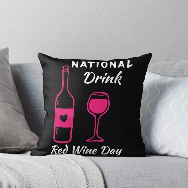 Item preview, NATIONAL DRINK RED WINE DAY designed and sold by Hussain Shirts.