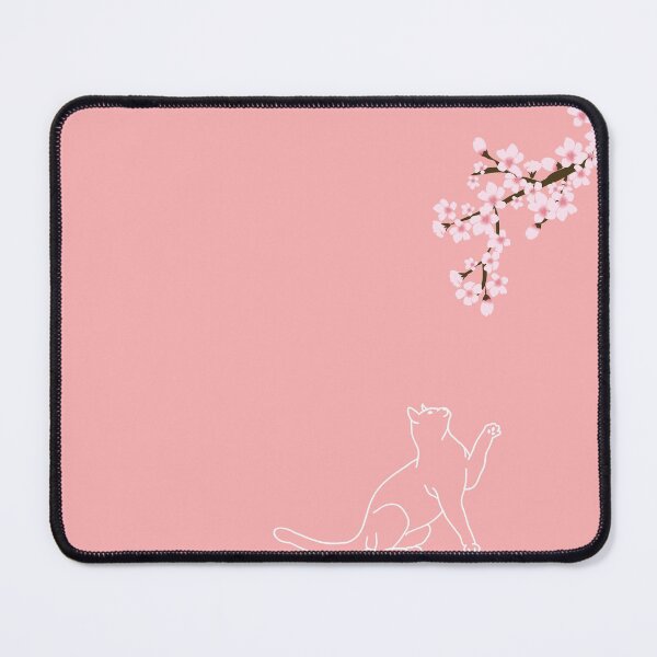 Item preview, Cat Reaching for Cherry blossom designed and sold by Bunnos.