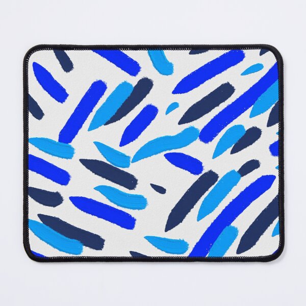 Item preview, Blue Shades Waves Colorful Oil Paint Abstract Art Pattern designed and sold by hopecope.