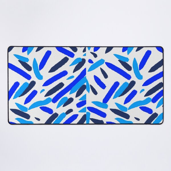 Item preview, Blue Shades Waves Colorful Oil Paint Abstract Art Pattern designed and sold by hopecope.