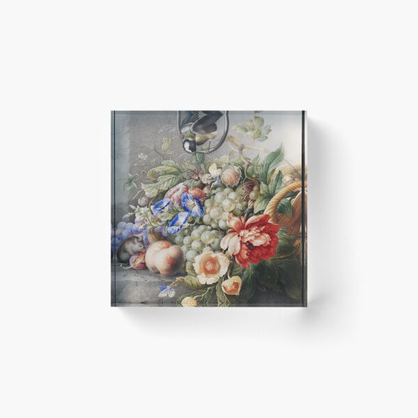 Item preview, Flowers And Fruits By Herman Henstenburgh (c.1700-c.1710) : Vintage Painting,  Artwork, Vintage Art, Family Gift for Mom & Dad designed and sold by Yeldiz.