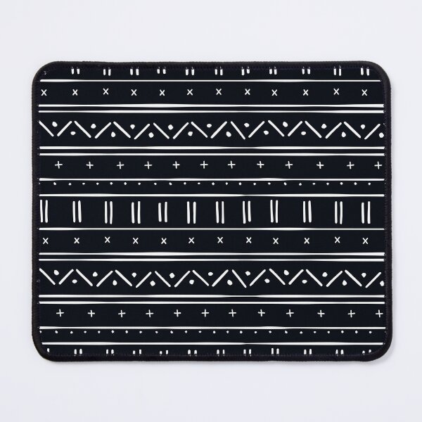 Item preview, Black White Mudcloth African Inspired Pattern designed and sold by Erin Kendal.