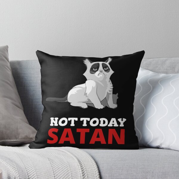 Item preview, Not Today Satan Nope Cat designed and sold by livnitup68.