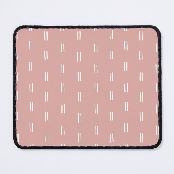 Item preview, Minimal double dash white on boho pink designed and sold by Erin Kendal.