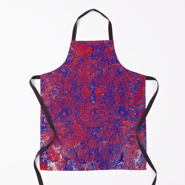 Item preview, Balinese Goddess Abstract - Red Blue White Palette designed and sold by hannyhoney.
