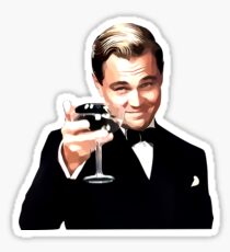 The Great Gatsby Leonardo Di Caprio Sticker