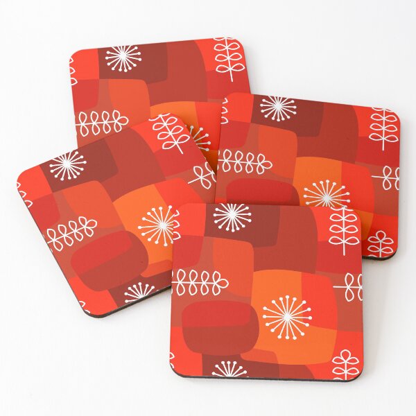 Item preview, Vintage look print in oranges designed and sold by MHen.